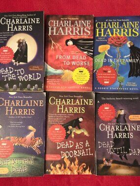 Lot 6 SOOKIE STACKHOUSE Series Paperback Books TRUE BLOOD Vampire Cozy Mystery